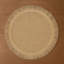 Ensemble de 4 napperons en papier naturel avec frange 15 po x 15 po-1234624487