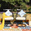 Swivel Patio Dining Armchair with Cushion