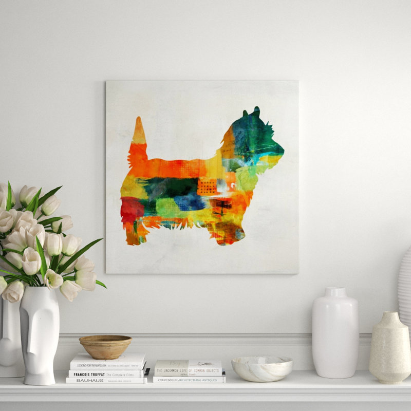 Colorful Hiking II Print by Isabella Burton, Glass Coat, 24" H x 24" W