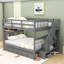 Lit superposé double en bois avec rangement-1548280143