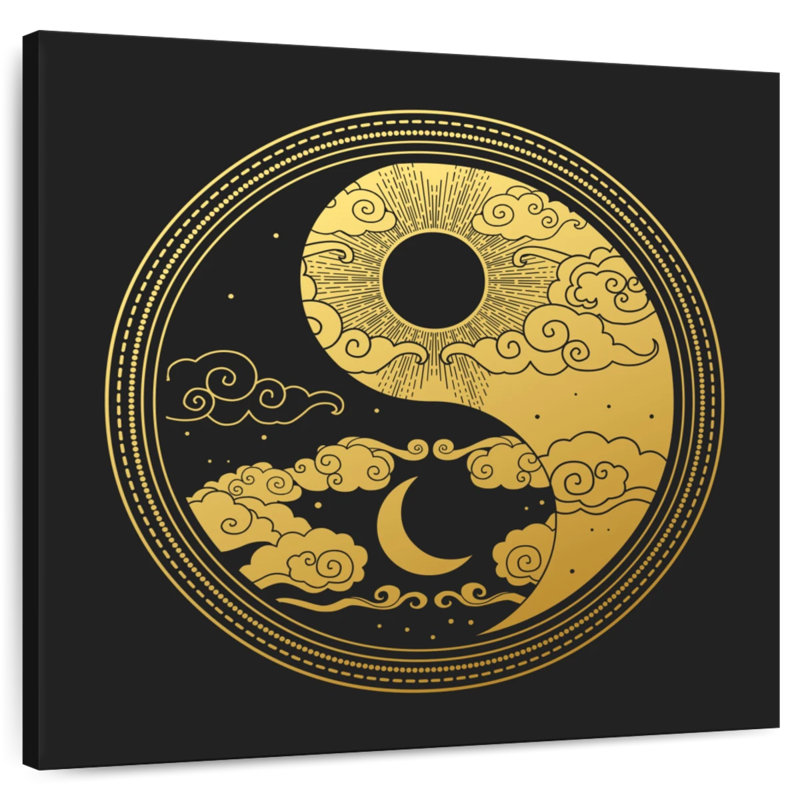 Kerrick Oriental Yin Yang, 16" H x 16" W