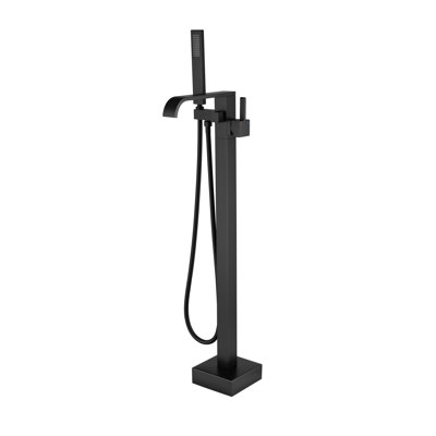 Robinet de baignoire autoportant avec douche à main