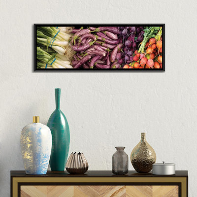 " Green Onions, Chinese Eggplant, Red And Golden Beets For Sale " by Panoramic Images