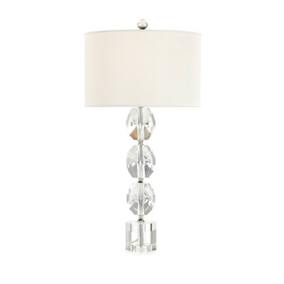 Lampe de table à perles en cristal
