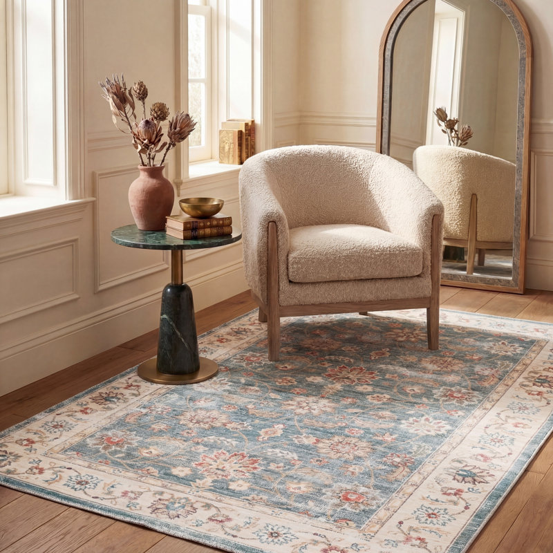 Arizona Performance Machine Washable Oriental Rug, Rectangle 5' x 8'