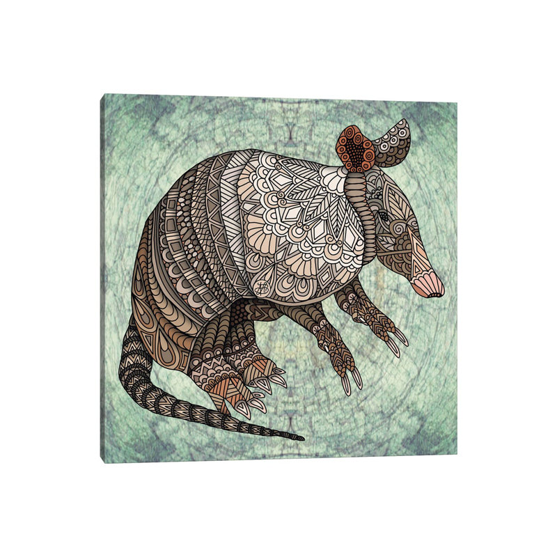 Armadillo by Angelika Parker - Wrapped Canvas Gallery-Wrapped Canvas Giclée, 45.72 cm H x 45.72 cm W