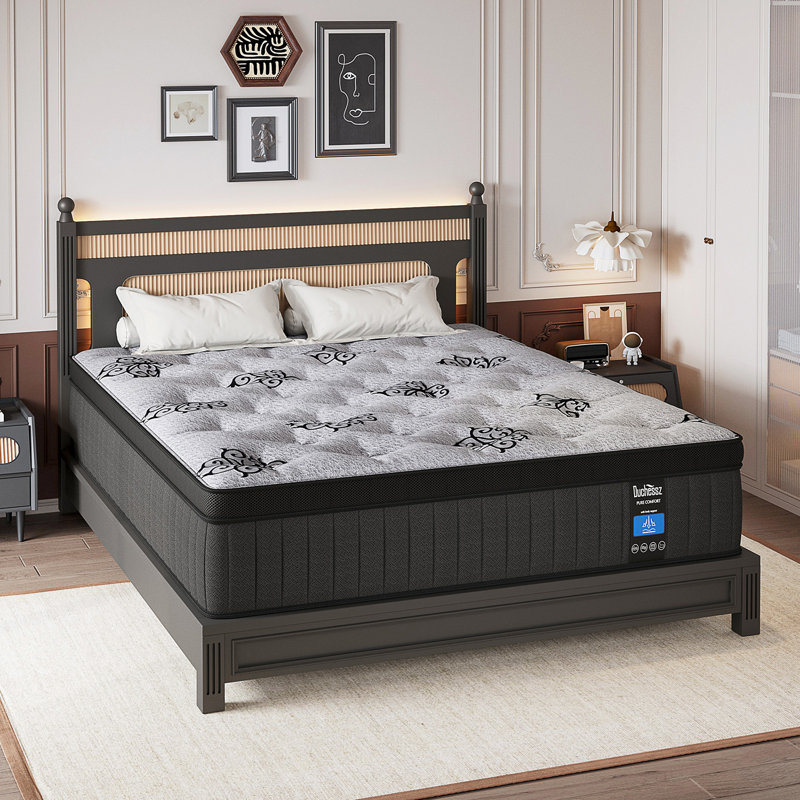 Matelas hybride en mousse viscoélastique 9 po, 9", Très grand lit