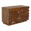 Buffet en bois de noyer massif à 6 tiroirs de 48 po Mirage