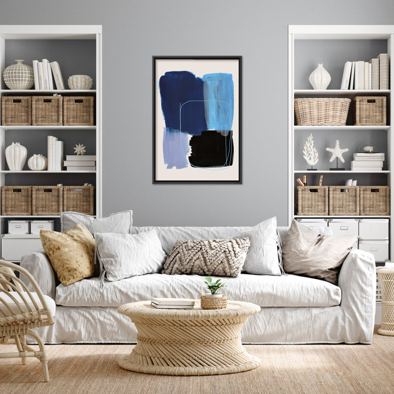 Abstract Brushed With Opulence, 30" H x 24" W
