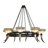 Rustic Lodge 8 - Light Chandelier