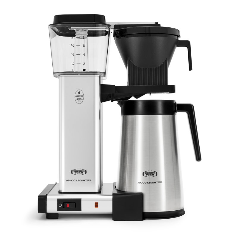 Cafetière à 10 tasses Moccamaster, Argent poli