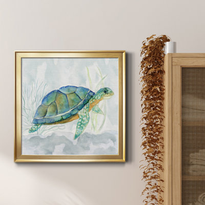 Riding The Current I - Single Picture Frame Painting on Canvas