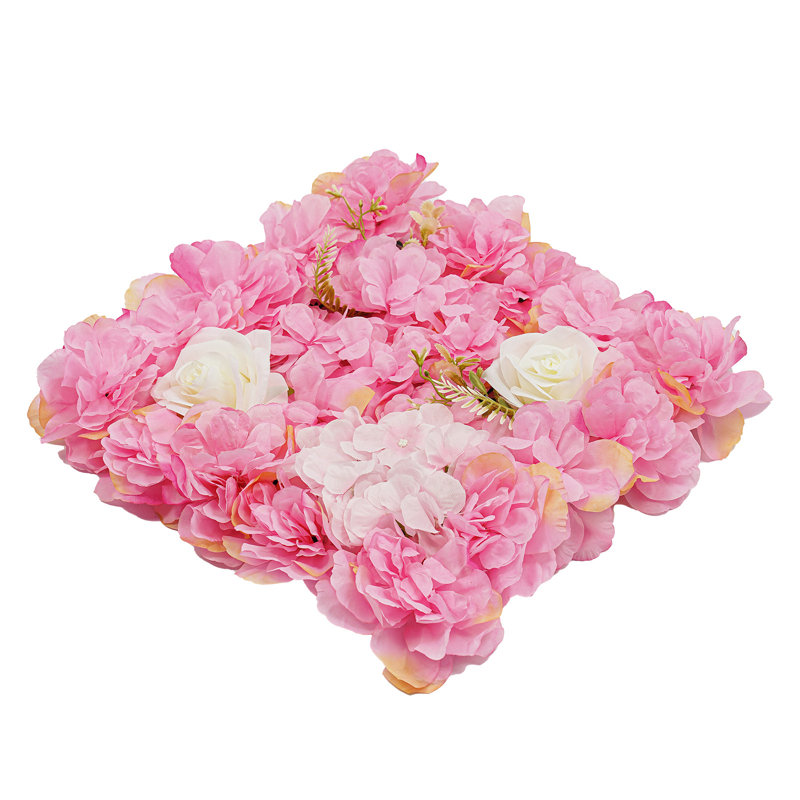 12 panneaux muraux de fleurs artificielles pour décors de mariage