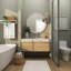 Miroir mural Hedy