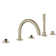 Atrio® New Double Handle Deck Mounted Roman Tub Faucet Trim with Diverter