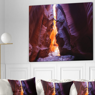 «Sandstone Canyon in Utah Dessert», reproduction de photo sur toile