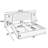 Upholstered Bed Frame, Platform Bed with Headboard-583865825-583865374