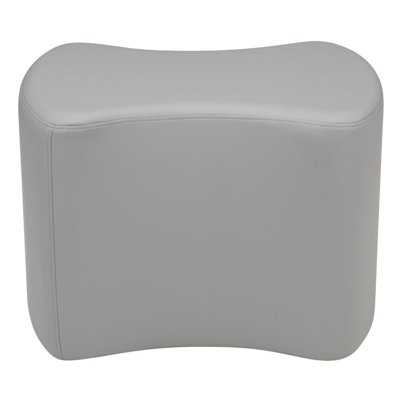 Tabouret à nœuds papillon structuré en savoir plus, Gris clair