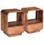 Wendelgard 40cm W Solid Wood Bedside Table