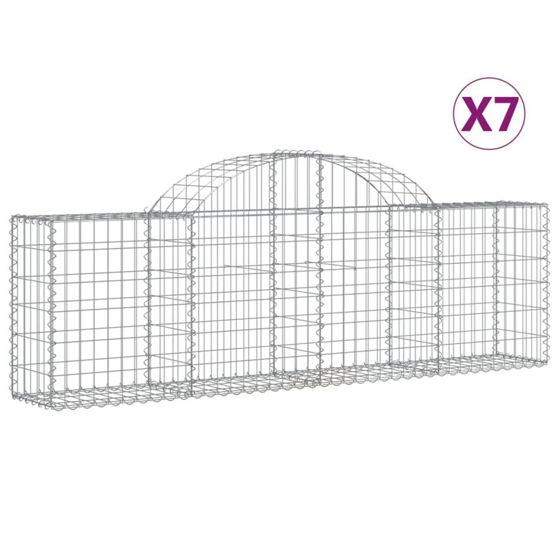 Clôture en métal argenté H 31,5 po x l 157,5 po