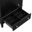 Meuble-lavabo noir de 24 po avec lavabo intégré en céramique, tablette à double couche, tiroirs à fermeture en douceur et porte d'armoire à fermeture en douceur.-596398789