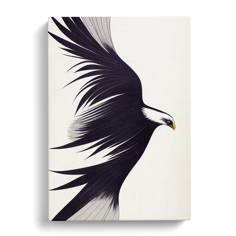 Crofton Eagle Avant Garde - Wrapped Canvas, 50cm H x 35cm W x 3cm D