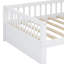 Lit de maison avec tablette de tête de lit, base de lit en bois-835313718