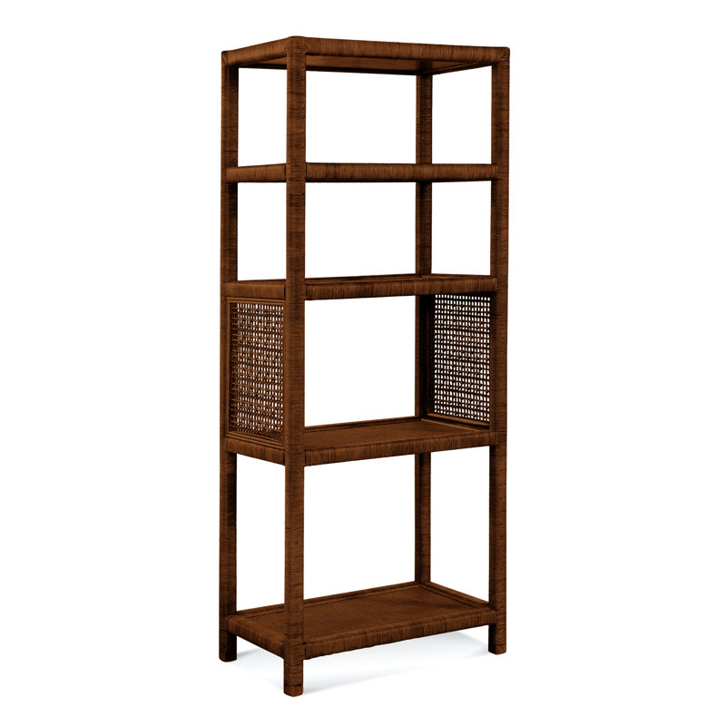 Pine Isle Etagere Bookcase, Coffee