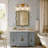 21.2" W 3-Light Dimmable Iron Vanity Light 