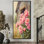 Pivoines dans la brise de basse-cour I - décoration murale pivoines
