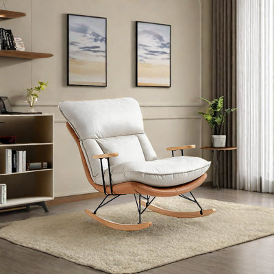 Chaise berçante moderne simple et supérieure