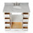 Cambridge 43'' Single Bathroom Vanity with Carrara Marble Top-1592494307-1484249747