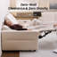 Ensemble de salon inclinable électrique à 3 + 2 places Wall Hugger & Zero-Gravity, canapé modulaire inclinable en tissu avec ports USB et ports Type-C-1544078337