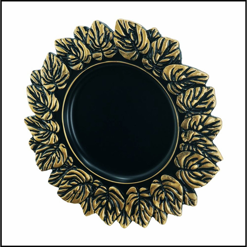 Paquet de 8 assiettes de présentation en plastique durable, rehaussant style et polyvalence, parfait pour les événements et la maison