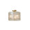 Roxy 3 LT Oxidized Gold Leaf Semi-Flush Mount Kalco