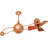 44" Aeriela 3 - Blade Dual Ceiling Fan with Wall Control-1461446392-1461446343