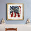 America - Reproduction d'art textuel sur papier encadré-646599110-646599107