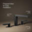Composed Widespread Bathroom Faucet with Drain Assembly-1566908907