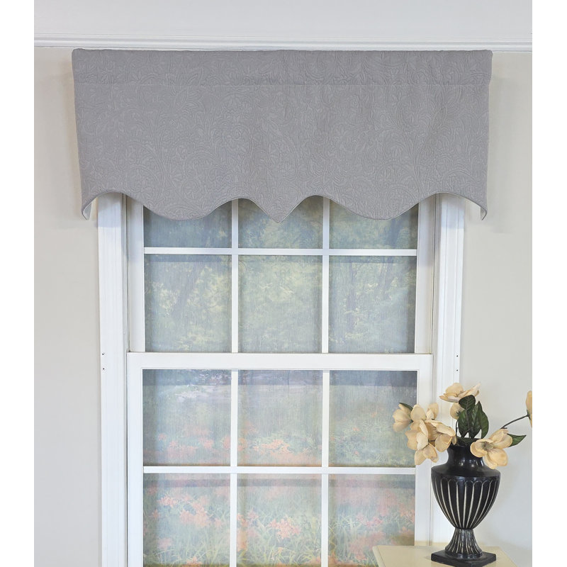 Cantonnière matelassée matelassée RLF Home, Gris