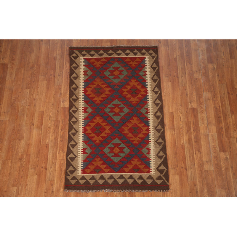 Geometric Kilim Oriental Area Rug 3x5