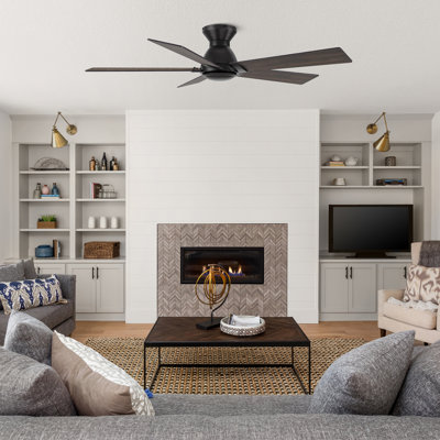 Ventilateur de plafond 52 po sans lumière Donnach