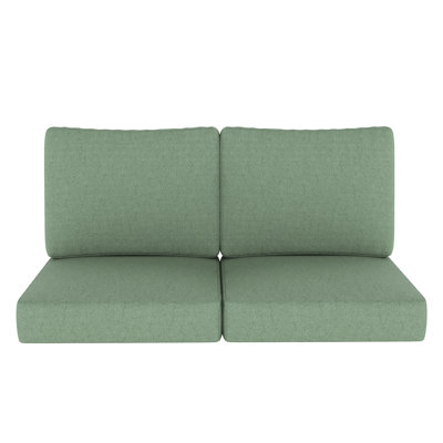 Sunbrella Outdoor Loveseat Seat / Back Cushion by Birch Lane