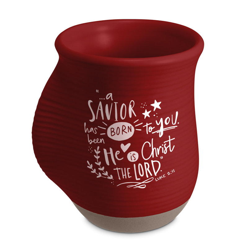 Tasse chauffe-mains Savior Born Red 18 oz, Rouge