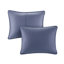 Ensemble de courtepointe 2 pièces bleu marine simple / simple TG-121790313-121790309