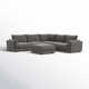 Rotherham 6 - Piece Upholstered Modular Sectional