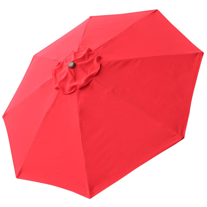 Abri de parasol de remplacement pour terrasse 8 pi Lannon, Rouge