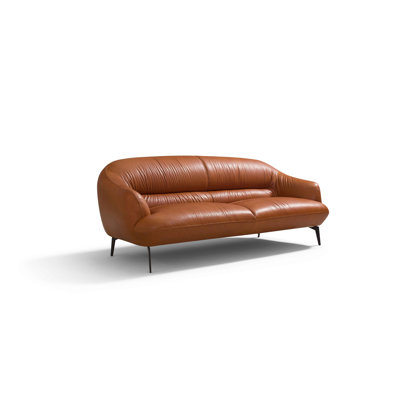 Leonia Cognac Leather Sofa