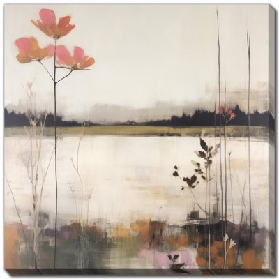 Art floral sur toile Meadows I