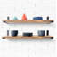 Tablettes rustiques Calheme avec supports en J-262811356-262811369