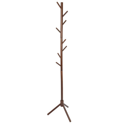 Solid Beech Wood Freestanding Coat Stand